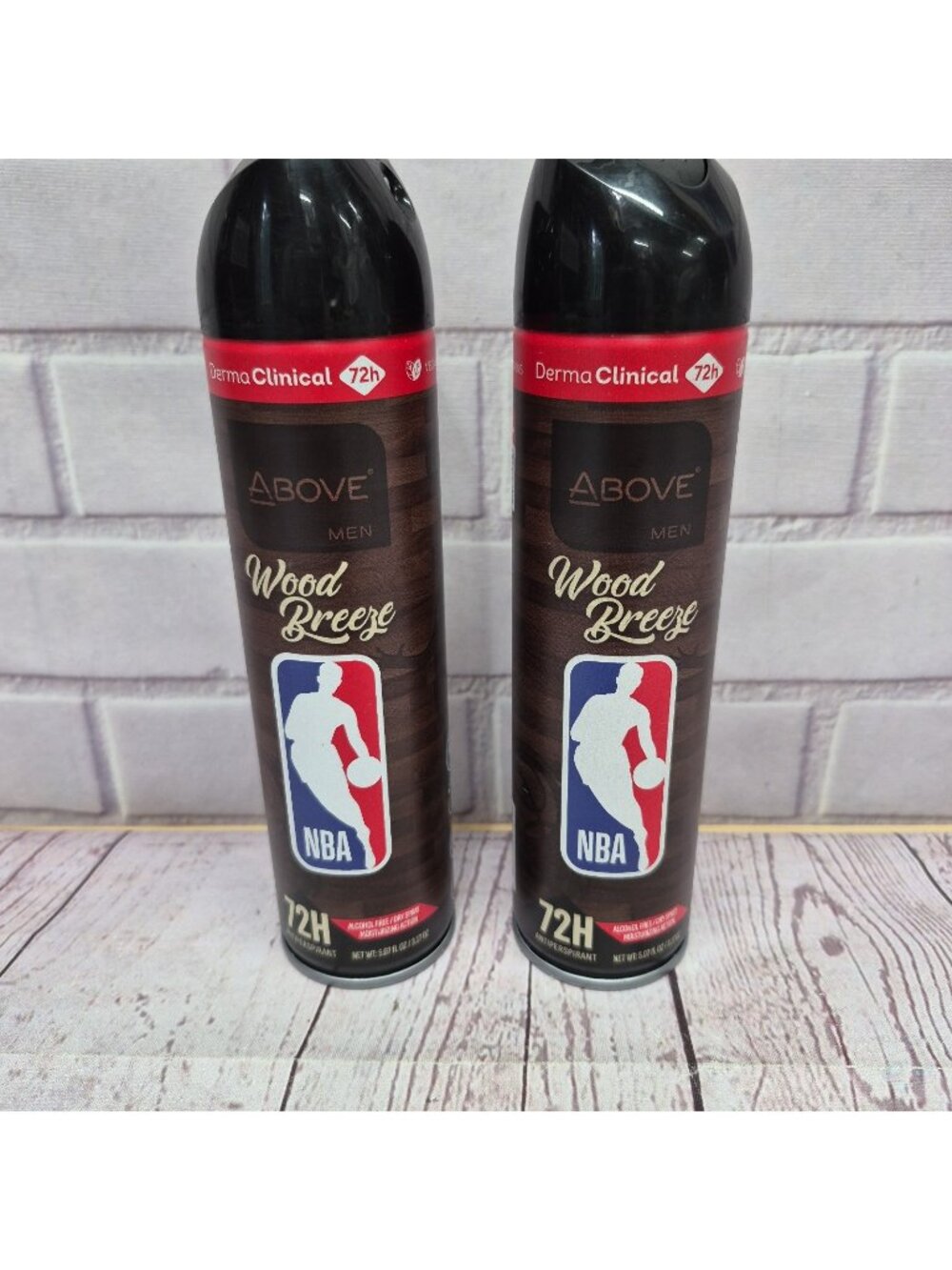Above DermaClinical Men 72H Antiperspirant Spray Wood Breeze 2Pk 5oz
